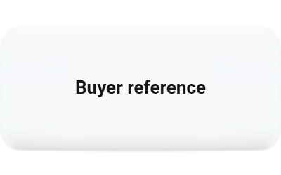 The buyer reference addresses the recipient of an XRechnung