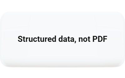 XRechnung consists of structured data rather than a PDF